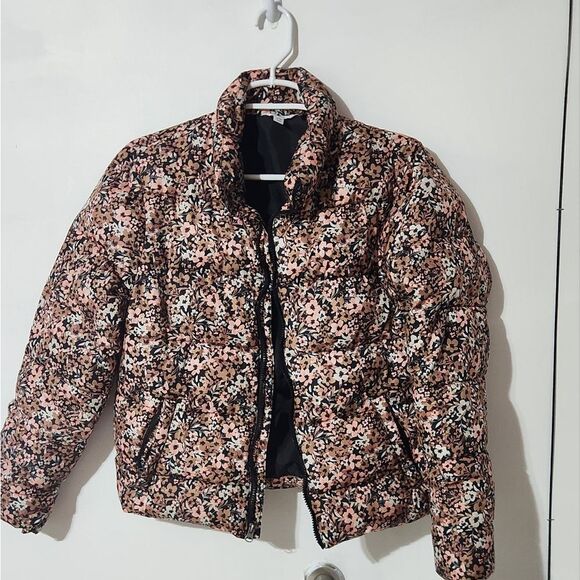 Floral Women's puffer Jacket - Picture 1 of 4